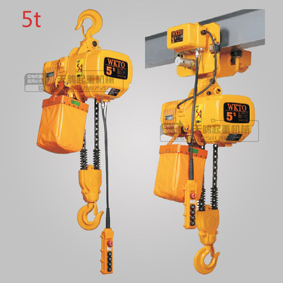 環(huán)鏈電動葫蘆起重機(jī)WKTO運行鬼頭款鏈條起重葫蘆行吊5t4m5噸4米 圖片_高清大圖 