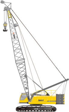 三一SCC1250常規(guī)吊裝系列履帶起重機